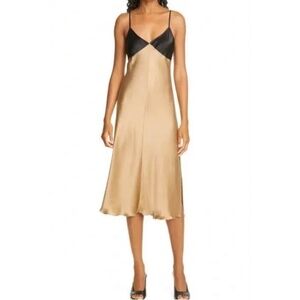 ATM Anthony Thomas Melillo 100% silk slip dress